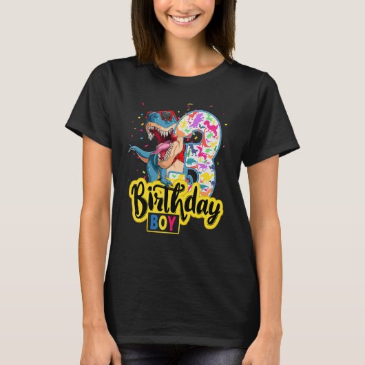 Rawr I'm 3 Cute Kids I Am 3 Boy Dinosale誕生日 Tシャツ (正面)