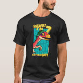 Rawr I'm 7誕生日ボーイズ7誕生日ディノデイニーニ Tシャツ (正面)
