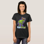 Rawr I'm a Dinofourレックス恐竜4th Birthday Part Tシャツ (正面フル)