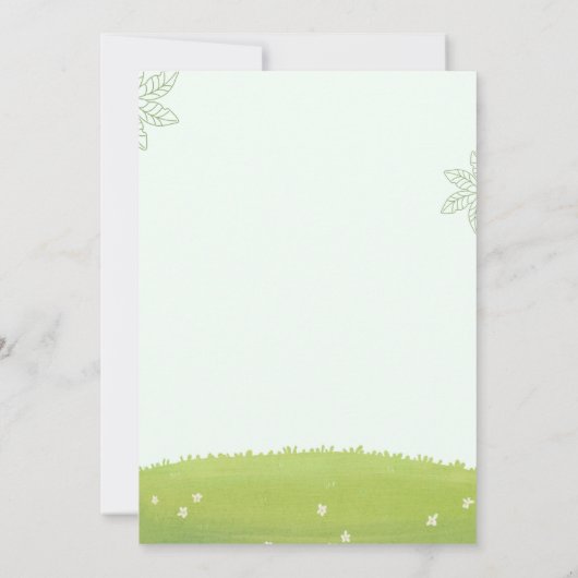 Rawr It’s a Boy Dinosaur Baby Shower Invitation 招待状 (裏面)