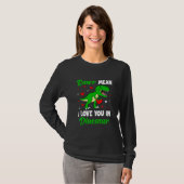 Rawr Mean I Love You In Dinosaur Valentines Day Tシャツ (正面フル)
