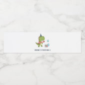 RAWR-Some Dinosaur Winter Birthday ペットボトルラベル (シングルラベル)