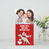 Rawr Tylawnosaurus TレックスバレンタインデーKids Boys シーズンカード (スタンド正面)