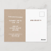 RAWRR恐竜キッズニュートラル誕生日パーティーフォト ポストカード (裏面)