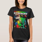 Rawrsomely different dinosaur autism awareness top tシャツ (正面)