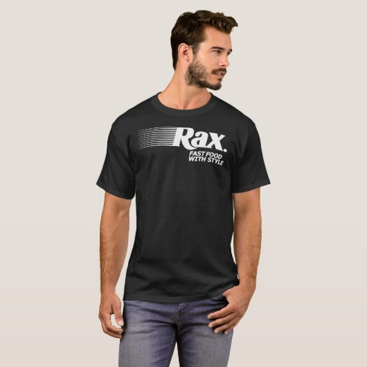 Rax Restaurant Design  80s and 90s Defunct Restaur Tシャツ (正面フル)