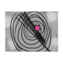 Ray-O-gramはがき(ピンク星)