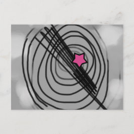 Ray-O-gramはがき（ピンク星） ポストカード