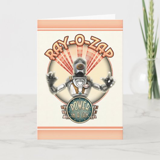 Ray-O-Zapグリーティングカード カード (正面)