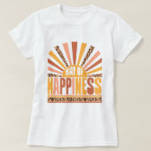 Ray of Happiness, Retro Sunshine Summer Tシャツ (デザイン正面)