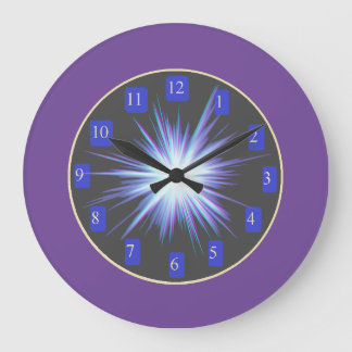 Ray of Light Wall Clock、10.75インチ平方アクリル ラージ壁時計