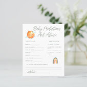 Ray of Sunshineベビー予測とアドバイスカード (スタンド正面)