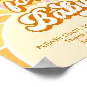 Ray of Sunshine赤ちゃんシャワーベビー ポスター (角)