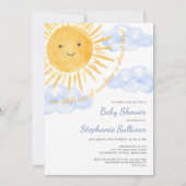 Ray Of Sunshine Boy's Baby Shower 招待状 (正面)