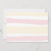 Ray of Sunshine First Birthday Invitation セーブザデート (裏面)