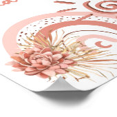 Ray of Sunshine Girlベビーシャワーカードとギフト ポスター (角)