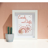 Ray of Sunshine Girlベビーシャワーカードとギフト ポスター