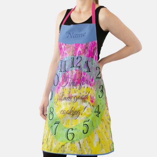 Ray Of Sunshine in Yellow and明るい赤紫色エプロン エプロン (インサイチュ)