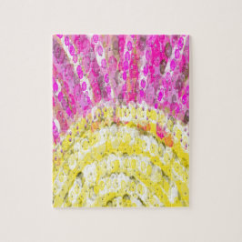 Ray Of Sunshine in Yellow and明るい赤紫色 ジグソーパズル