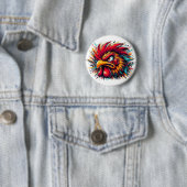"Ray the Fierce Rooster" Button 缶バッジ (インサイチュ)