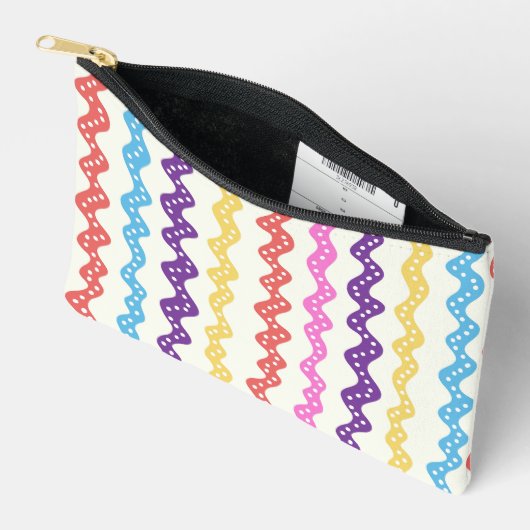 Rayas multicolores アクセサリーポーチ (見開き)