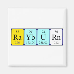 Rayburn周期テーブル名マグネット マグネット