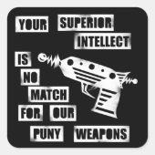 raygun 2スタンプ スクエアシール (正面)