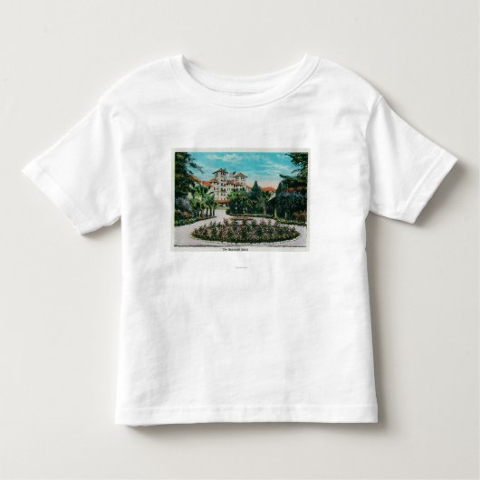 RaymondのホテルおよびGroundsPasadena、カリフォルニア トドラーTシャツ (正面)