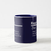 Rayna Personalized Name Coffee Mug ツートーンマグカップ (中央)