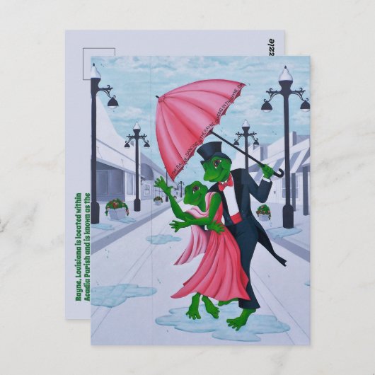 Rayne, Louisiana ポストカード (正面/裏面)