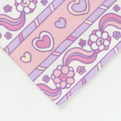 Rayne Rの名前パステルドードルアートブランケットを意味する フリースブランケット (角)