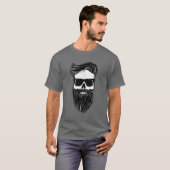 Ray's black bearded skull tシャツ (正面フル)