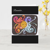 Rays of Hope Greeting Card カード (黄色い花)