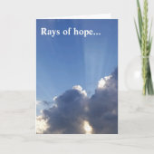Rays of Hope words of encouragement カード (正面)
