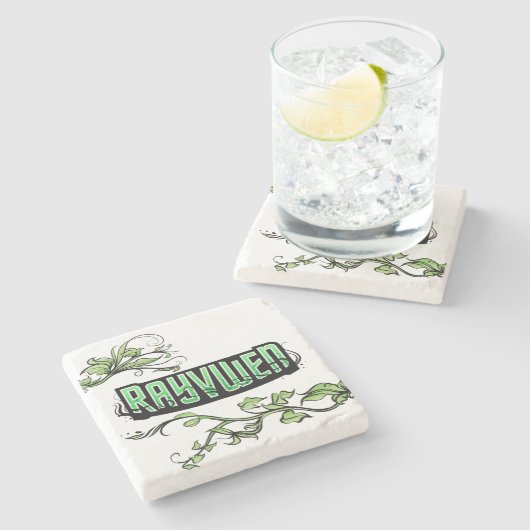 "Rayvwen"ロゴコースター ストーンコースター (横)