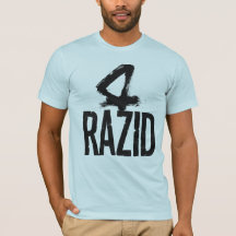 RAZIDコンテンポラリー ブラシロゴ Tシャツ