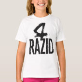 RAZID Contemporary Brush Logo T-Shirt Tシャツ (正面)