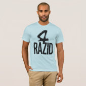 RAZID Contemporary Brush Logo T-Shirt Tシャツ (正面フル)