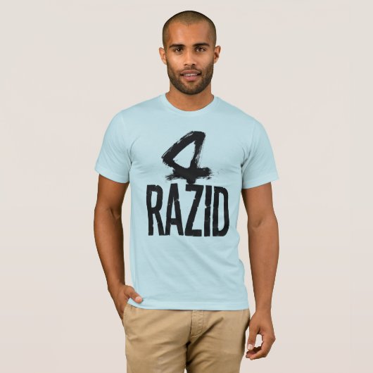 RAZID Contemporary Brush Logo T-Shirt Tシャツ (正面フル)