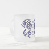 RAZIGA Glass Mug フロストグラスマグカップ (正面左)