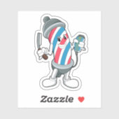 Razorで美容師として缶 シール (シート)