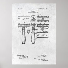 Razor特許プリント1904ポスター ポスター