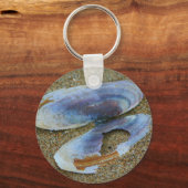 Razor Clam Shell, Oregon キーホルダー (正面)
