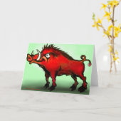 Razorbackカード カード (黄色い花)