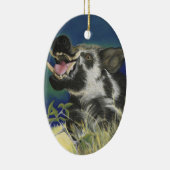 Razorbackブタ セラミックオーナメント (右)