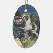 Razorbackブタ セラミックオーナメント (左)