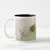 Razumovsky宮殿(鉛筆及びw/c) ツートーンマグカップ (左)