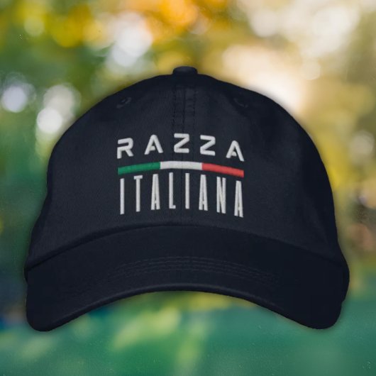 Razza Italiana - Embroidered Italian Pride Hat 刺繍入りキャップ