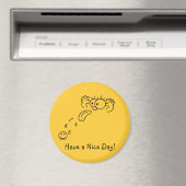 RazzBerryが素敵なデイマグネットを持つ マグネット (インサイチュ (食洗機))