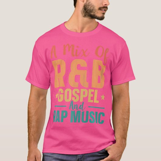 Rbゴスペルと音楽の混ラップの合 Tシャツ (正面)